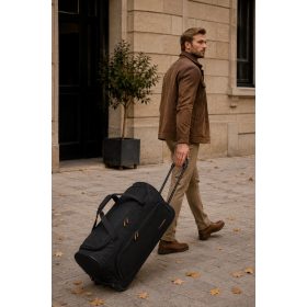 Gurulós utazótáska TRAVELITE Basics Fresch 96277 black 71cm nagy 