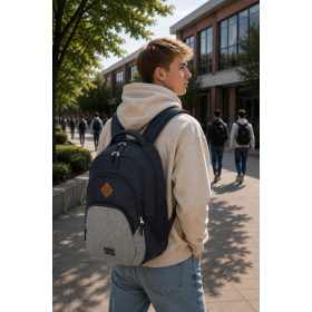 Hátizsák TRAVELITE Basics Melange 96308 marine/grey