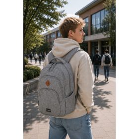 TRAVELITE Basics Melange 96308 melange/hellgrau hátizsák