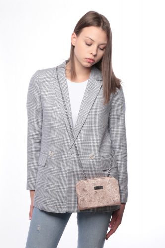 Táska Chiara M 811 Rozé rostbőr