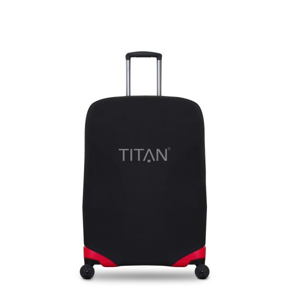Bőrönd huzat TITAN kabin méretű bőröndre fekete