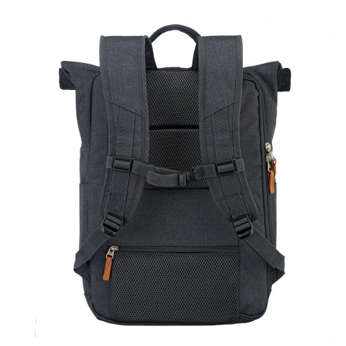 TRAVELITE Rollup hátizsák antracit laptoptartós 15,6