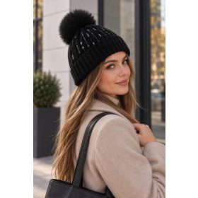 Anekke 43481-332 fekete kötött sapka