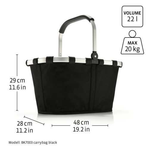 Bevásárló kosár REISENTHEL Carrybag twist silver BK7052