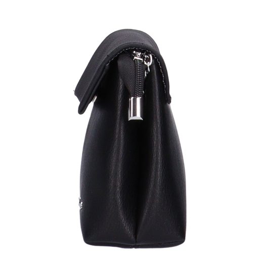 KAREN D 383 Fekete rostbőr női kicsi alkalmi táska