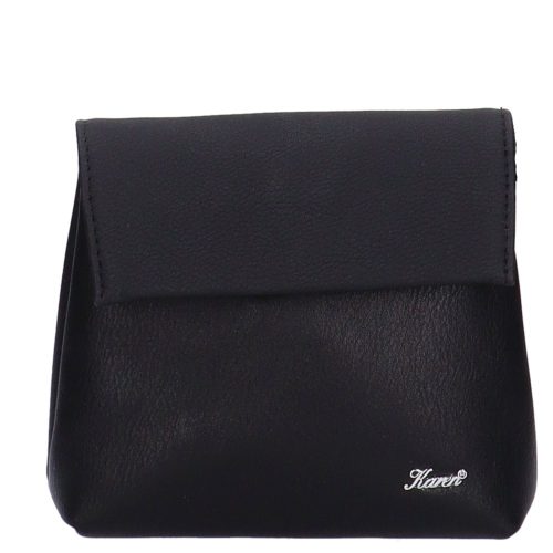 KAREN D 383 Fekete rostbőr női kicsi alkalmi táska