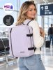 Enrico Benetti 56004 lila Wizz Air és Ryanair fedélzeti hátizsák 40×30×20 cm