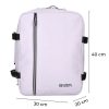 Enrico Benetti 56004 lila Wizz Air és Ryanair fedélzeti hátizsák 40×30×20 cm