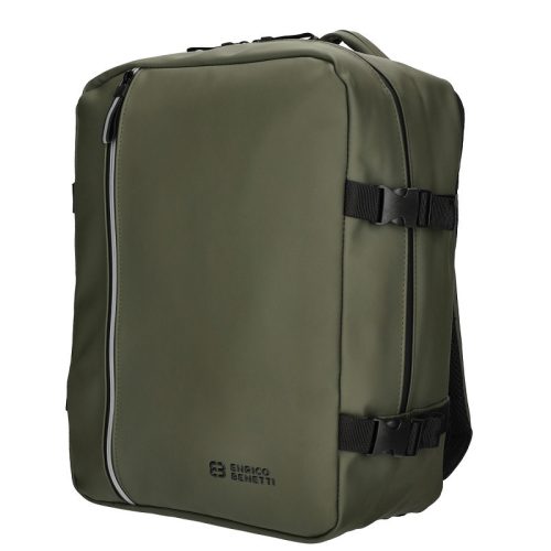 Enrico Benetti 56004 zöld Wizz Air és Ryanair fedélzeti hátizsák 40×30×20 cm