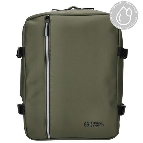 Enrico Benetti 56004 zöld Wizz Air és Ryanair fedélzeti hátizsák 40×30×20 cm