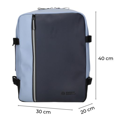 Enrico Benetti 56004 kék Wizz Air és Ryanair fedélzeti hátizsák 40×30×20 cm