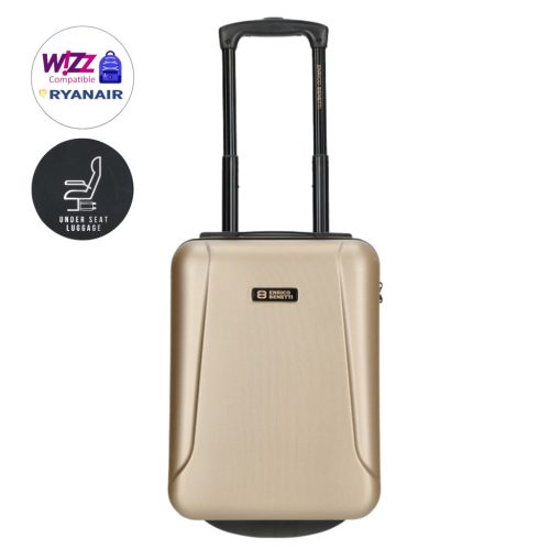 Enrico Benetti Wizzair és Ryanair ülés alatti bőrönd XS méret underseater 21002-40 pezsgő