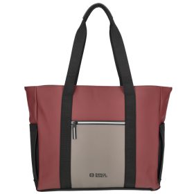 Enrico Benetti 56008 drapp bordó női utazó shopper táska