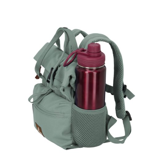 Travelite Basics mentazöld mini rollup hátizsák 96334-81