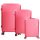 Benzi BZ5775 pink bőrönd szett 