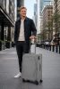 Travelite Umbria M Smoky grey bővíthető közepes méretű bőrönd