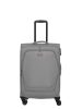 Travelite Umbria M Smoky grey bővíthető közepes méretű bőrönd
