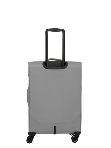 Travelite Umbria M Smoky grey bővíthető közepes méretű bőrönd