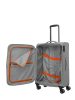 Travelite Umbria M Smoky grey bővíthető közepes méretű bőrönd