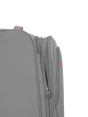 Travelite Umbria M Smoky grey bővíthető közepes méretű bőrönd
