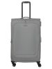 Travelite Umbria L Smoky grey bővíthető nagy méretű bőrönd
