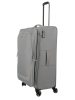 Travelite Umbria L Smoky grey bővíthető nagy méretű bőrönd