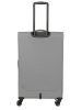 Travelite Umbria L Smoky grey bővíthető nagy méretű bőrönd