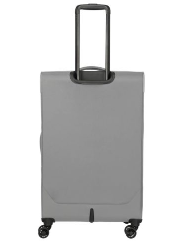 Travelite Umbria L Smoky grey bővíthető nagy méretű bőrönd