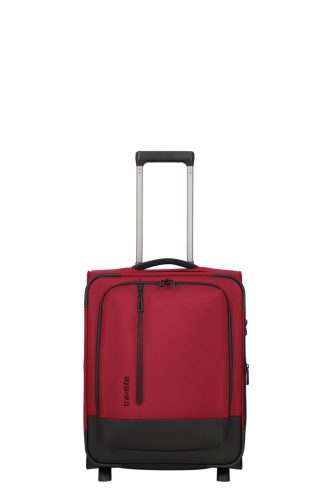 Travelite Crosslite S 2w két kerekű bővíthető kabinbőrönd piros