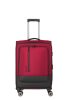 Travelite Crosslite M 4w piros közepes bőrönd
