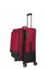 Travelite Crosslite M 4w piros közepes bőrönd
