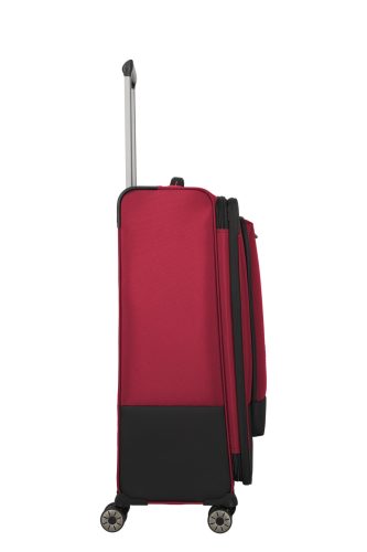 Travelite Crosslite L bővíthető nagy méretű bőrönd piros