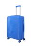 Travelite Pacific M 4w kék közepes bőrönd