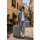 Travelite Pacific M 4w antracit közepes bőrönd