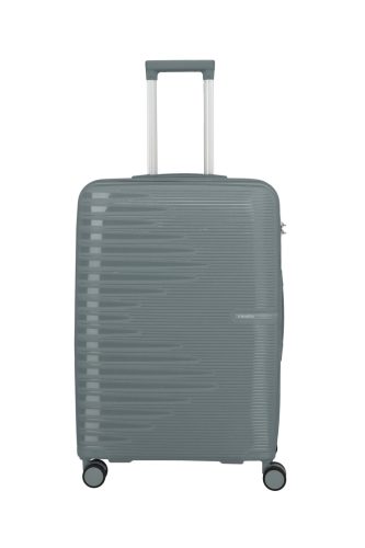 Travelite Pacific M 4w antracit közepes bőrönd