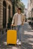 Travelite Pacific M 4w Yellow közepes bőrönd