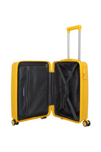 Travelite Pacific S 4w sárga kabinbőrönd