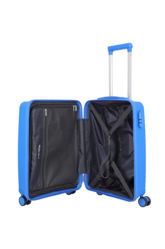 Travelite Pacific S 4w Blue kabinbőrönd