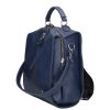 Karen D 408 kék rostbőr női hátizsák