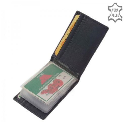 Kártyatartó La Scala AD30809 Kék bőr