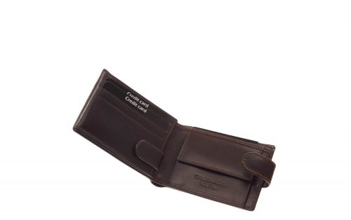 Pénztárca CORVO BIANCO CCS102/T Barna bőr férfi