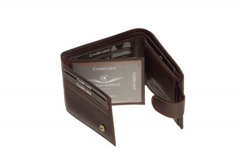 Pénztárca CORVO BIANCO CCS102/T Barna bőr férfi