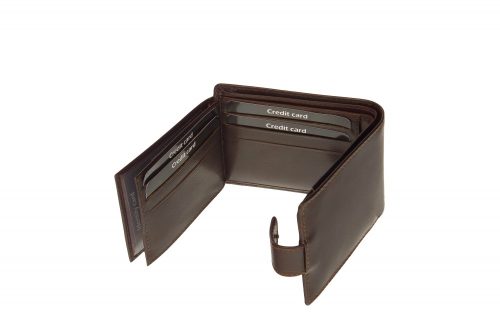 Pénztárca CORVO BIANCO CCS102/T Barna bőr férfi