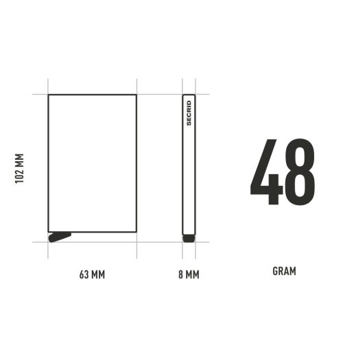 SECRID Cardprotector Titanium kártyatartó