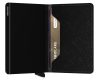SECRID Slimwallet Crisple Fekete mini pénztárca