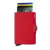 SECRID Twinwallet Original Piros-Piros dupla kártyatartó