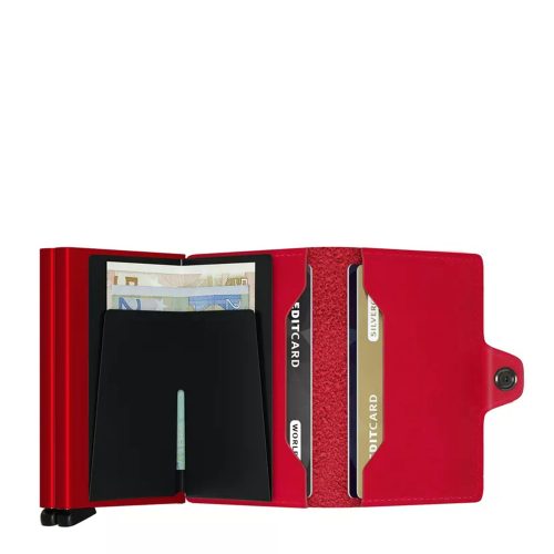 SECRID Twinwallet Original Piros-Piros dupla kártyatartó
