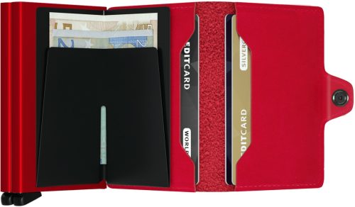 SECRID Twinwallet Original Piros-Piros dupla kártyatartó