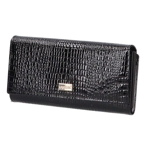 Kroko Mander J11-021 fekete női pénztárca