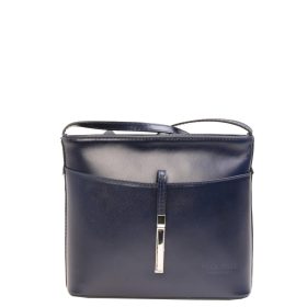 Táska Olasz bőr 5085 Bis Kék kisebb